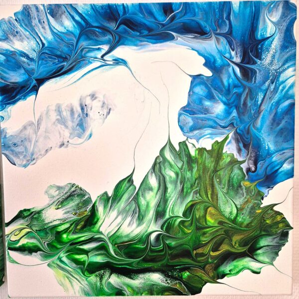 Blau Tobt Mit Grün – Bild 3